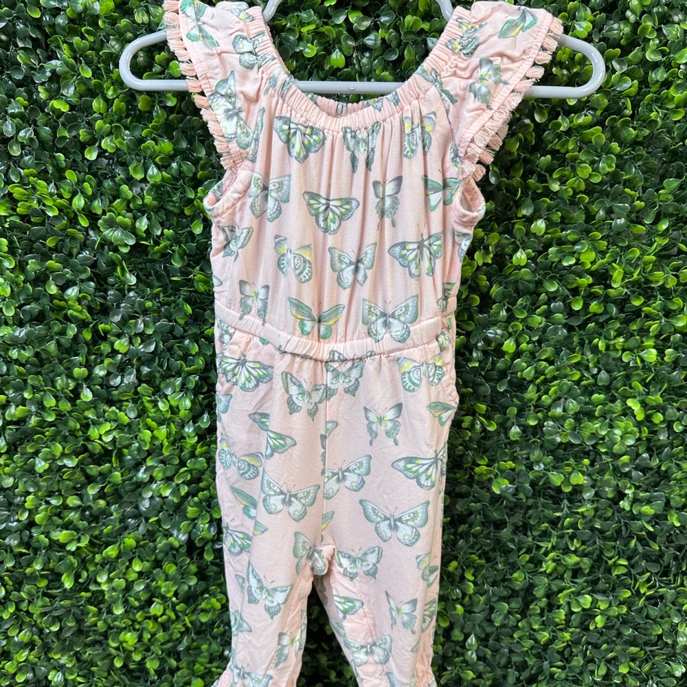 Gymboree Pink butterfly jumpsuit‎